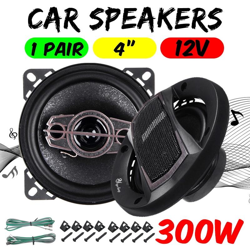 300W 4 Way 4 Inches Vehicle Door Auto Bass Audio Music Stereo Power Audio Auto Sound Car Tweeter Car Coaxial Hifi Speaker