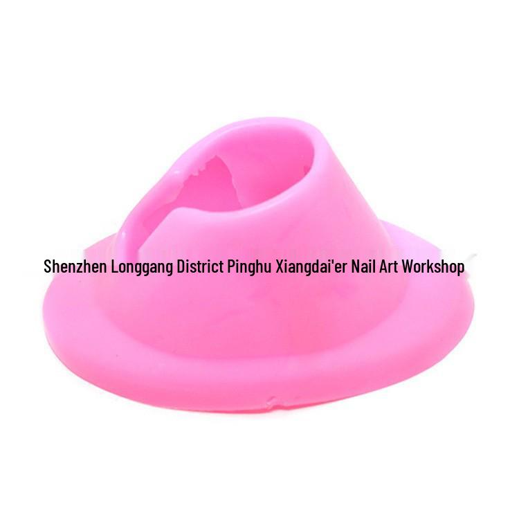 

Держатель для бутылочек лака для ногтей - Мягкое силиконовое основание в трех цветах розовый