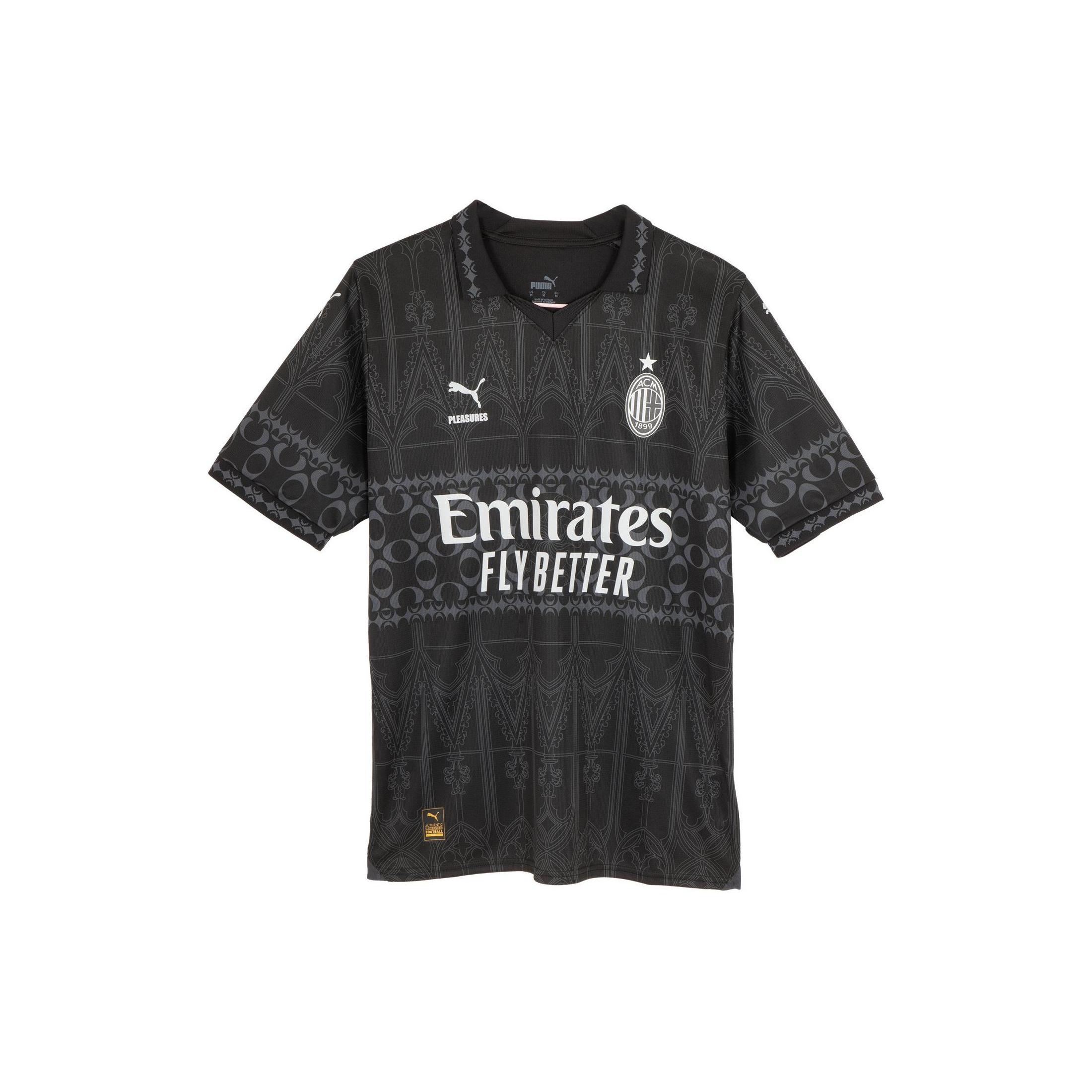 PUMA x Pleasures AC Milan Jersey Black White Men s 776064-01 S