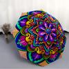 1pc Colorful Mandala Pattern Automatic Umbrella - Automatic Opening And Closing, Sturdy Iron Frame, Formal Occasions yy251018120