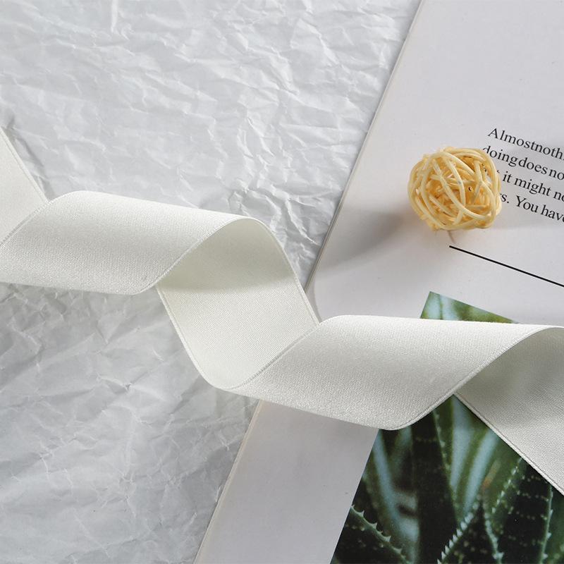 Double-Sided Matte Webbing Thickened Polyester-Cotton Jewelry Trophy Decorative Accessories Bow Colored Ribbon