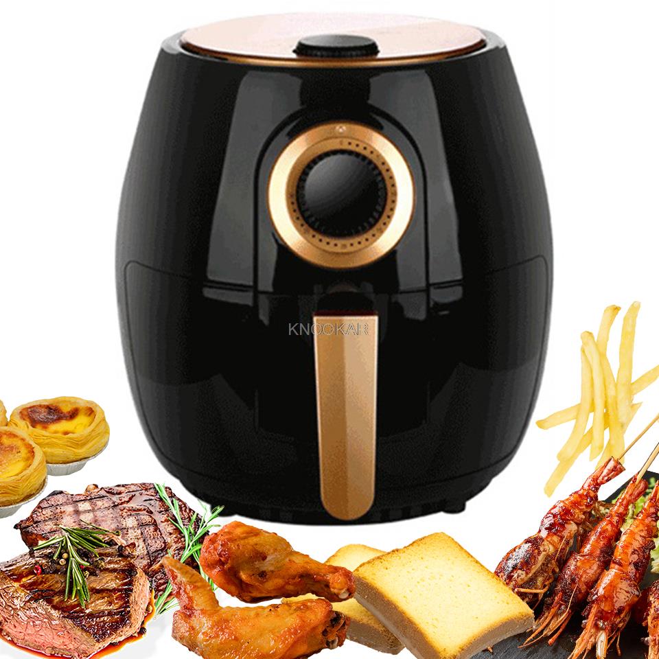 Smart Air Fryer without Oil Home Cooking 4.5L Deep Fryer Cold Rolled Metal Disposable Molding Rock Solid Classical