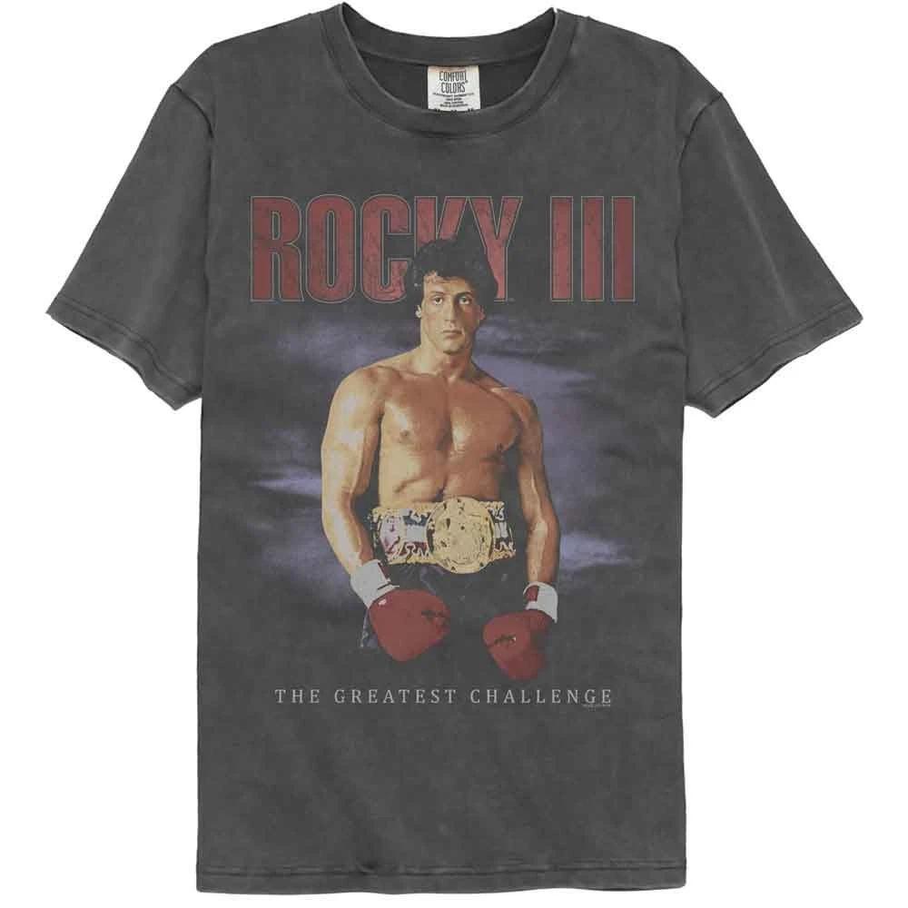 Rocky - Faded Background - American Classics - Gray Solid Short Sleeve Com 110