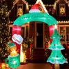 Christmas Decor Christmas Tree Arch Christmas Inflatable Model Luminous Inflatable Model Christmas Atmosphere Decoration Model