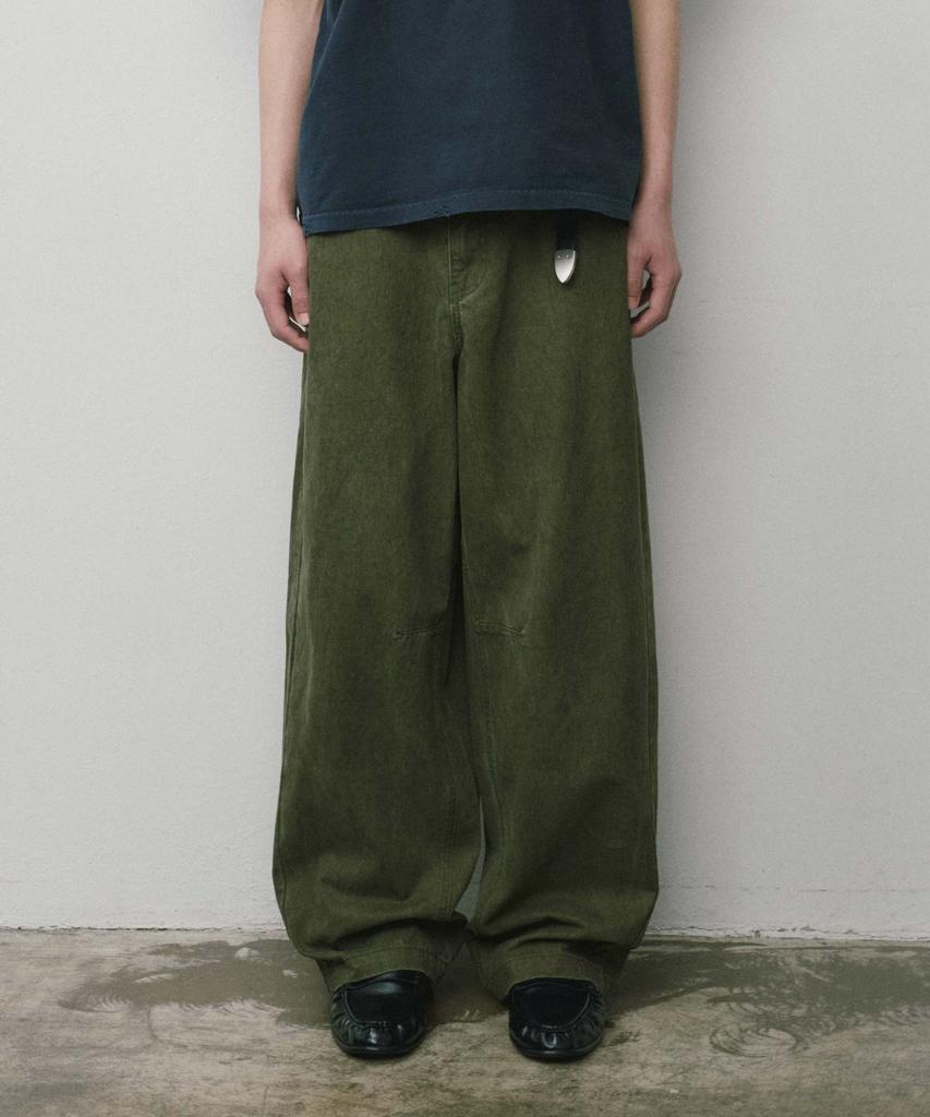 WMC Cotton Washed Balloon Pants_Khaki
