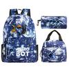 Game Astro bot peripheral printing fashion primary and secondary school students schoolbag three-piece set multi-function large capacity