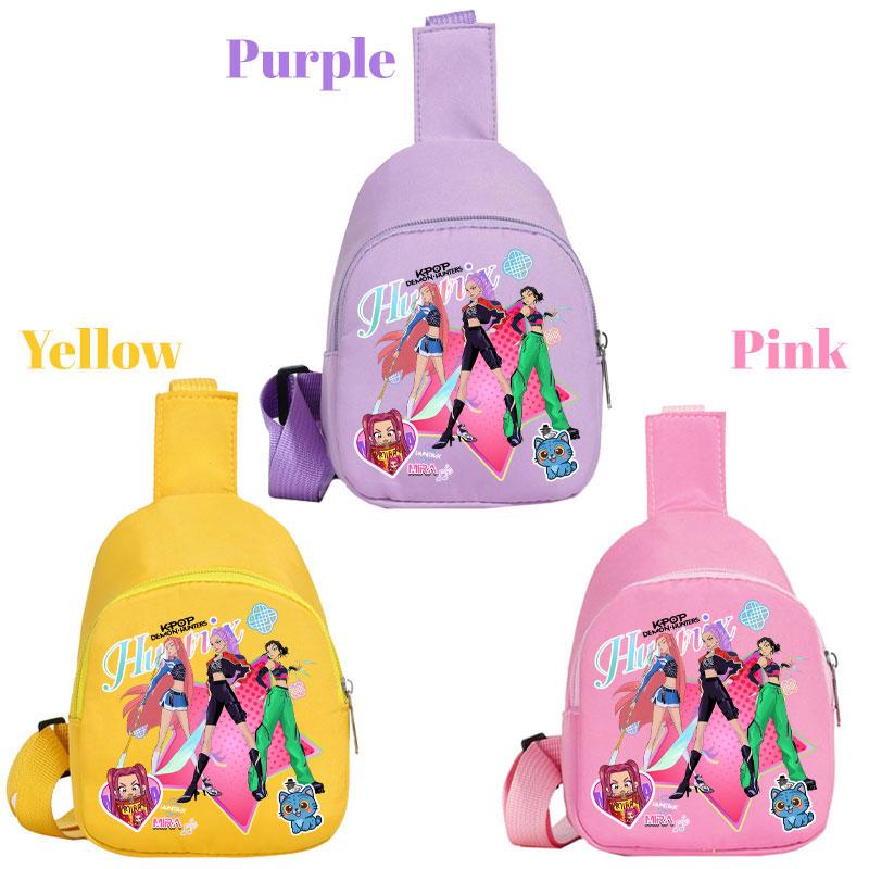 For kpop Shoulder Backpack Chest Bag K-pop Diagonal Cartoon Student Classic Lightweight Girly Gift Storage travel crossbody bag