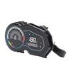 Motorcycle Speedometer Digital Odometer Replacement for Italika 150z 150sz 170z, Speed Gauge with MPH KM/H Display
