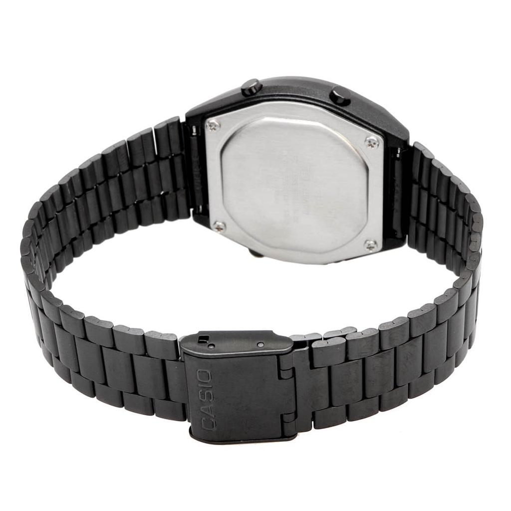 Casio Digital Watch, Vintage Series B640WBG-1B, Unisex, Black, Glitter Face, Overseas Model [Parallel Import]