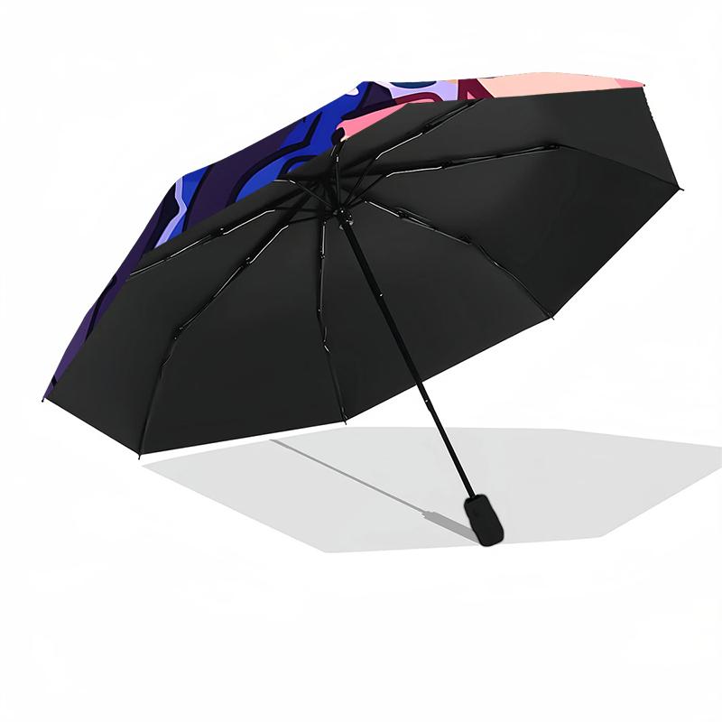 1pc Addams Family Wednesday7 Umbrella, Sun Protection, And UV Shielding. It Has Eight Sturdy Ribs for Outdoor Use And Perfect Gift