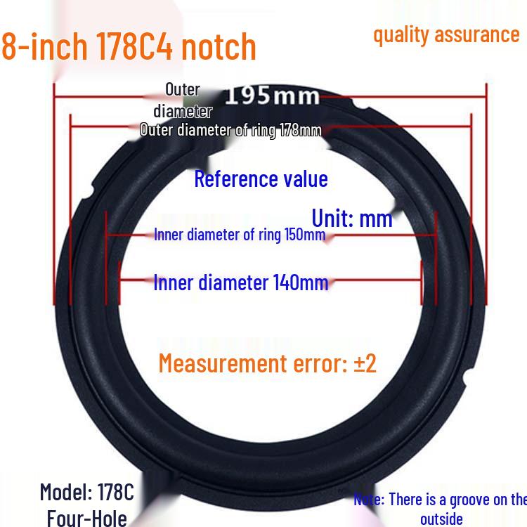 Speaker Repair Rubber Edge Ring - Replacement Folding Parts