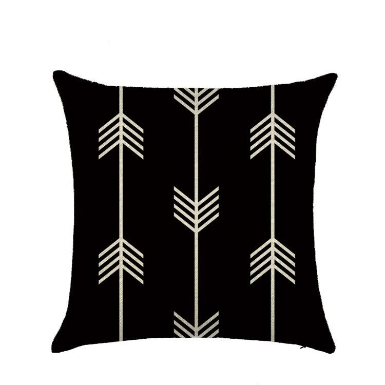 Geometric Pillow Cover, Abstract Line, Home Living Room, Sofa Cushion Cover, Bedroom Bedside Pillow Cover