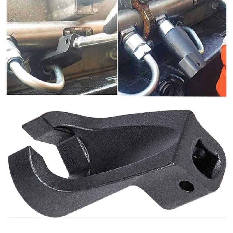 19MM High Pressure Oil Line Socket Tool Carbon Steel W47058090900 Repair Tool for Professional Mechanic