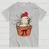 Funny Chicken Pot Pi Cotton Summer Casual Cool Loose T-Shirt