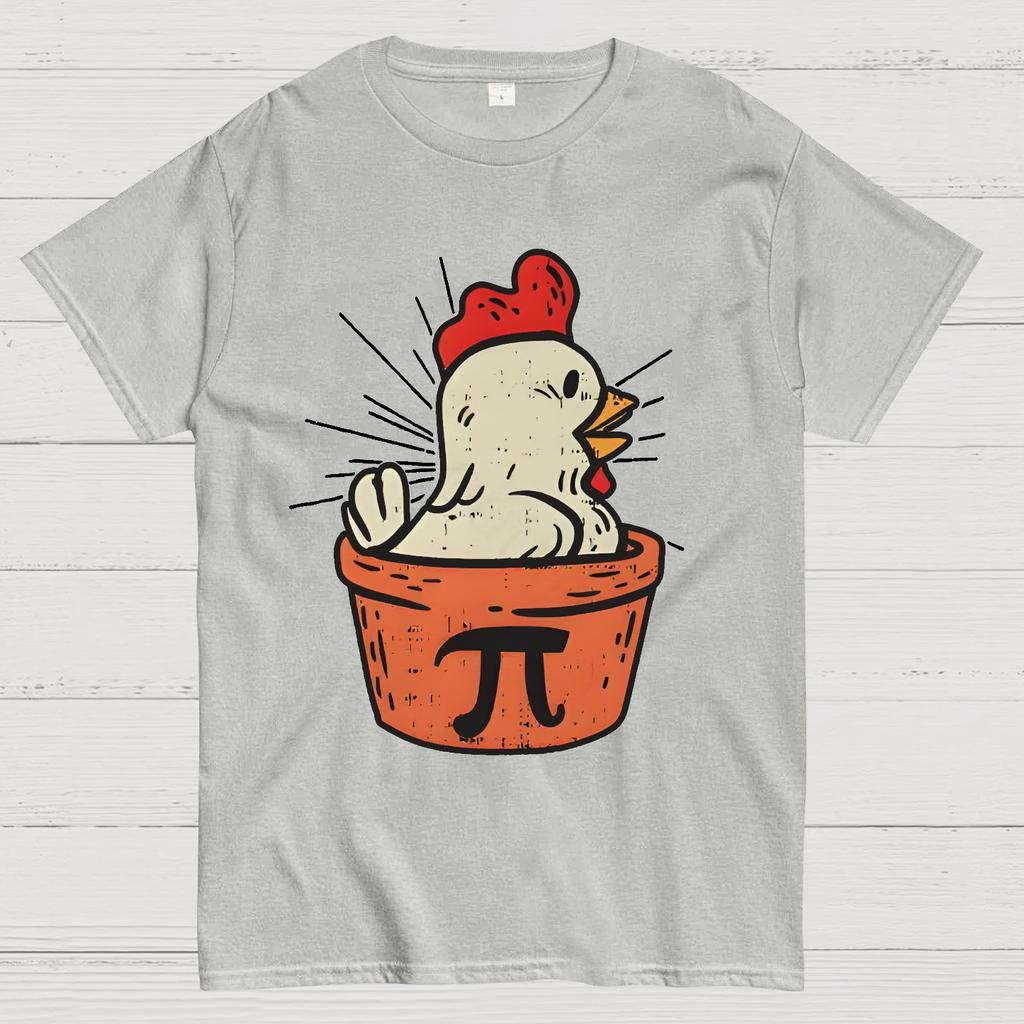 Funny Chicken Pot Pi Cotton Summer Casual Cool Loose T-Shirt