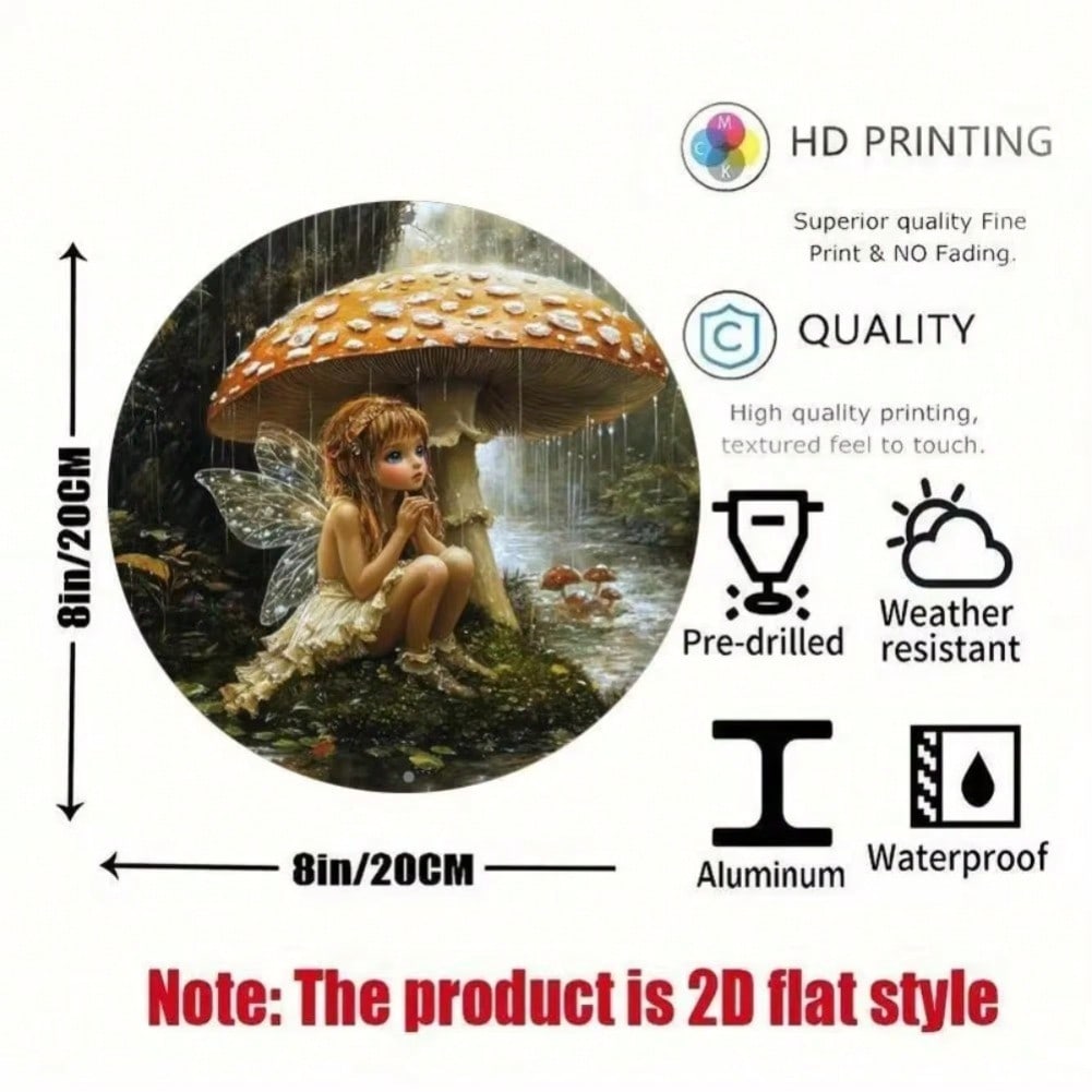 Металлическая табличка на стену с эльфами, декор для Хэллоуина, Рождества, подарок 20x20