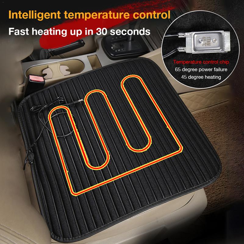 USB Car Heating Cushion Universal Office Small Square Cushion Heated Car Seat Cushion Winter Warmer For Office Chair Home Sofa =