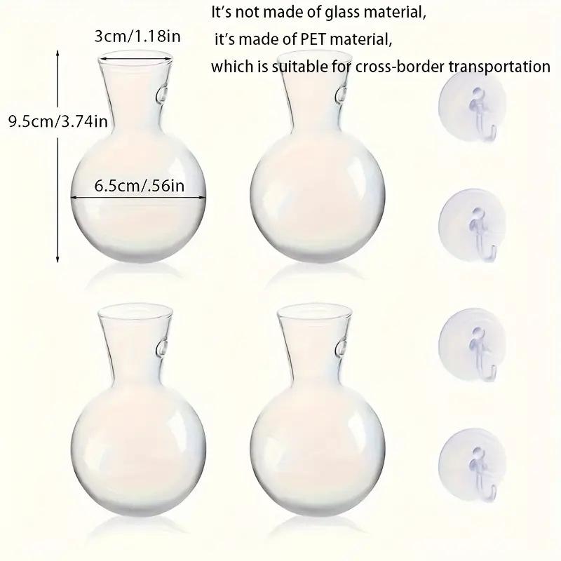 Kreativní půlkruhová nástěnná váza na květiny, talíř na květiny, hydroponická rostlina, akvárium, nástěnné akvárium na rybičky, akvárium, domácí dekorace