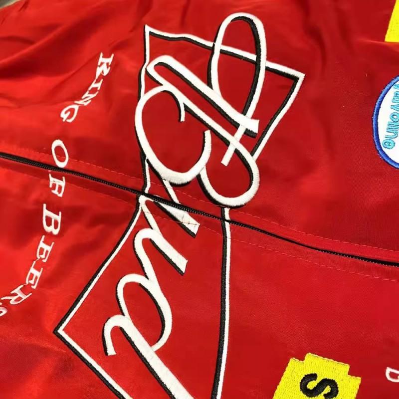 Herren Damen Radtrikot Langarm Winter Thermisch Reitoberteil Gestickt Rennstil Sportbekleidung