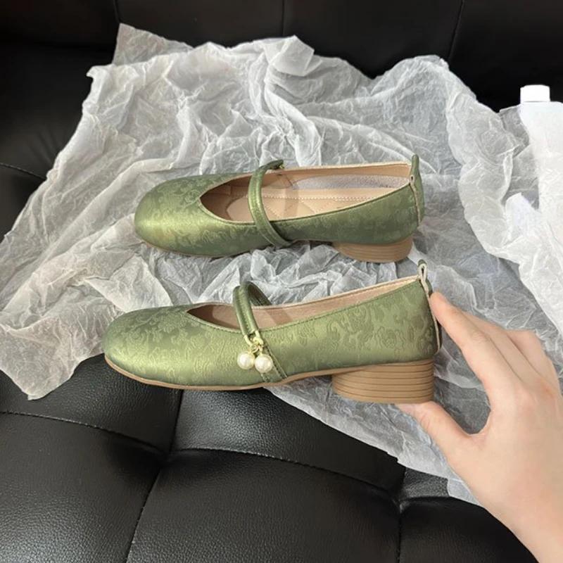 Women's Shoes New Versatile Shallow Mouth Solid Color Flat Sandals Summer Fashion Round Toe Women's Casual Shoes