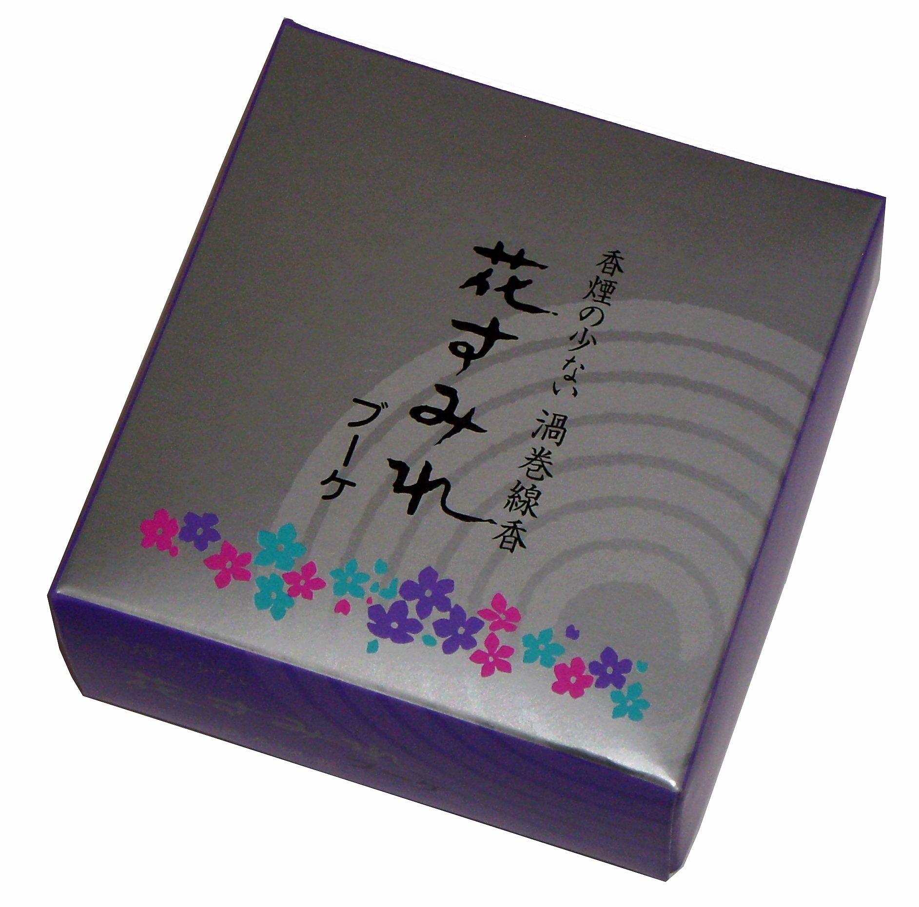 

Спиральные благовония Gyokushodo, Фиолетовый букет, 14 спиралей #6805