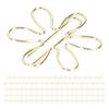 100Pcs Funny Planner Clips Innovative Cute Design Anti Rust Electroplating Process Gold Paper Clips