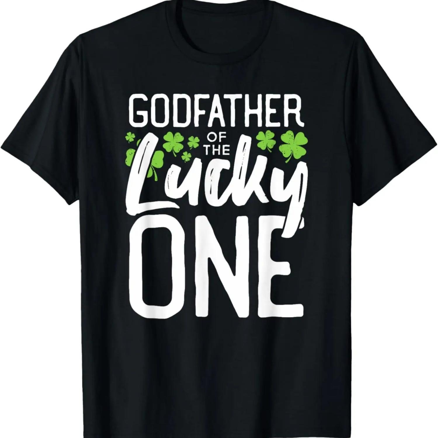 Lucky One First Birthday Godfather Family St S чёрный