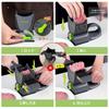 ZTQCSQ Raw Meat Slicer Meal Adjustable Thickness 2 or 4 mm Manual Quick for and for and Hot Pot Gray (Stable Grip), Prep, Cutter, Slicing, Shredding,