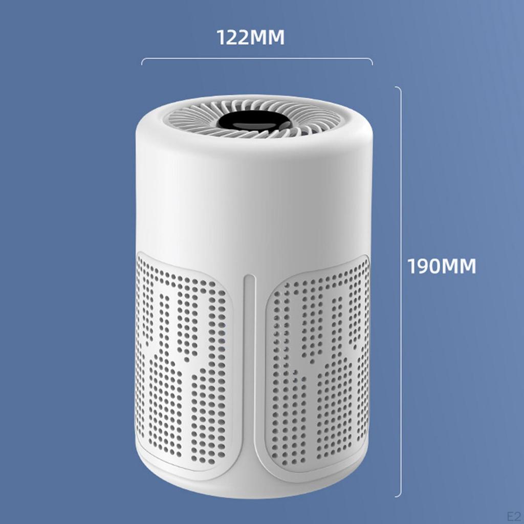 Air Purifiers Cleaner Smart Desktop Sturdy Home Portable Car Travel White Accessory Removes CO2