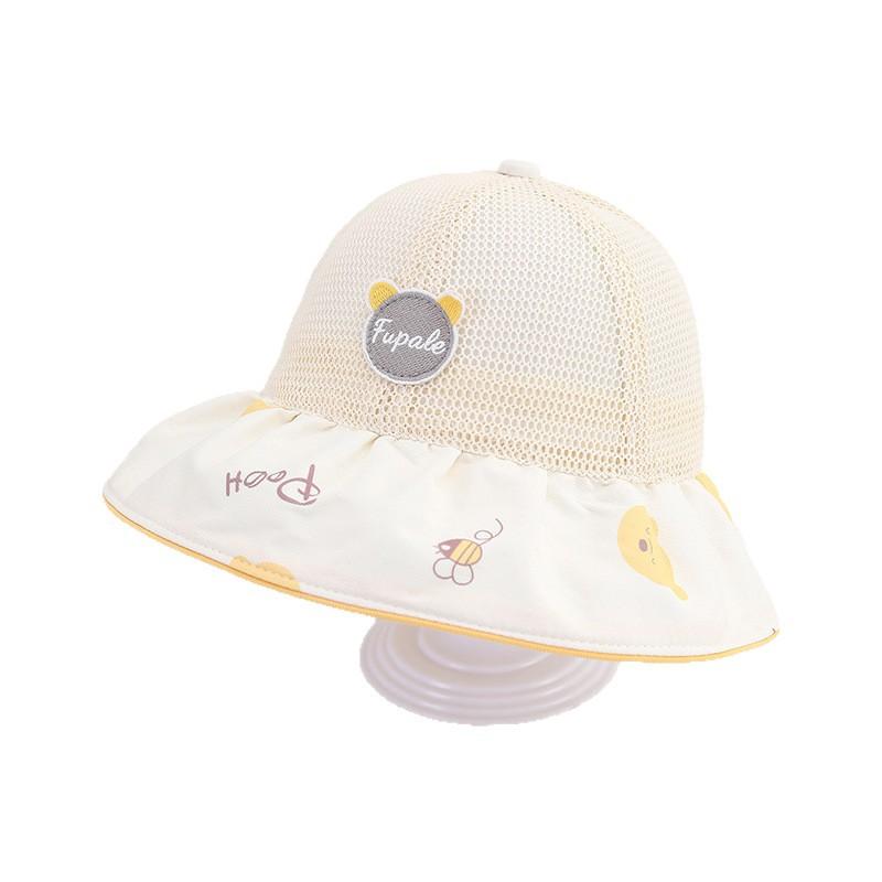 Kids Summer Thin Wide Brim Sun Hat Breathable Mesh Fisherman Cap For Baby Boys Girls Outdoor Travel Shade Bucket Hat