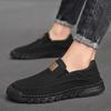 Herren Handgenähte Leder Slipper Loafer - Große Größe Freizeit Fahrerschuhe