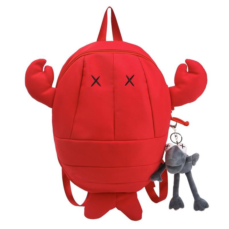 Zaino a Forma di Squalo per Uomo Donna Nylon Fantasia Animale Creativa con Design Traspirante per Uso Quotidiano