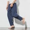 Men's Trendy Cotton-Linen Loose Carrot Pants - Chinese Style, Large Size, Nepalese Bloomers for Spring and Summer.