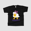 Damen T-Shirt Kurzarm Rundhals Sommer Grafik-T-Shirt Niedliches Enten-Design Trendy 2023 Schneller Versand