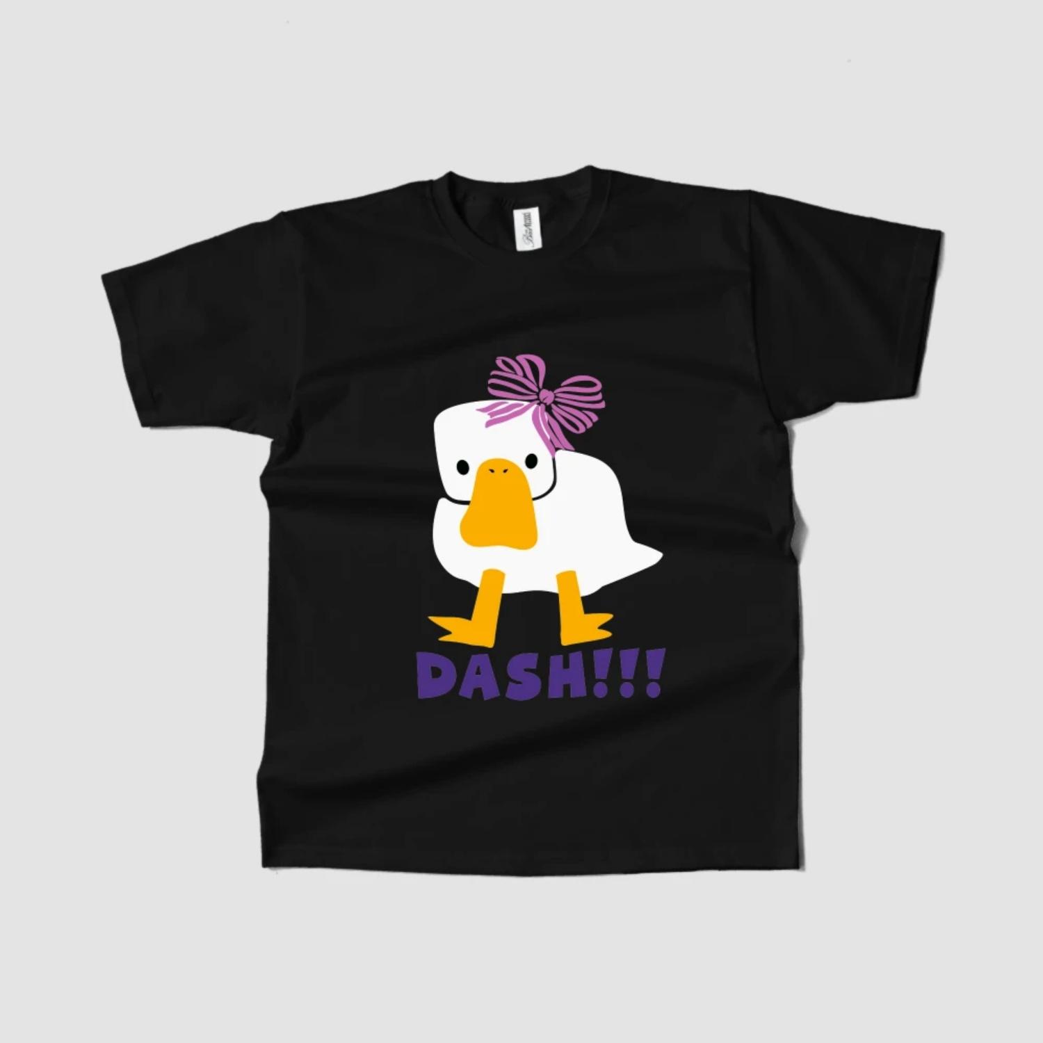 

Women s T-Shirt Short Sleeve Round Neck Summer Graphic Tee Cute Duck Design Trendy 2023 Fast Ship S чёрный