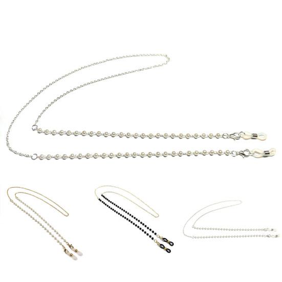 Faux Pearl Wear Resistance Eyeglass Chain Alloy Anti-lost Lightweight Sunglasses Chain Glass Accessories