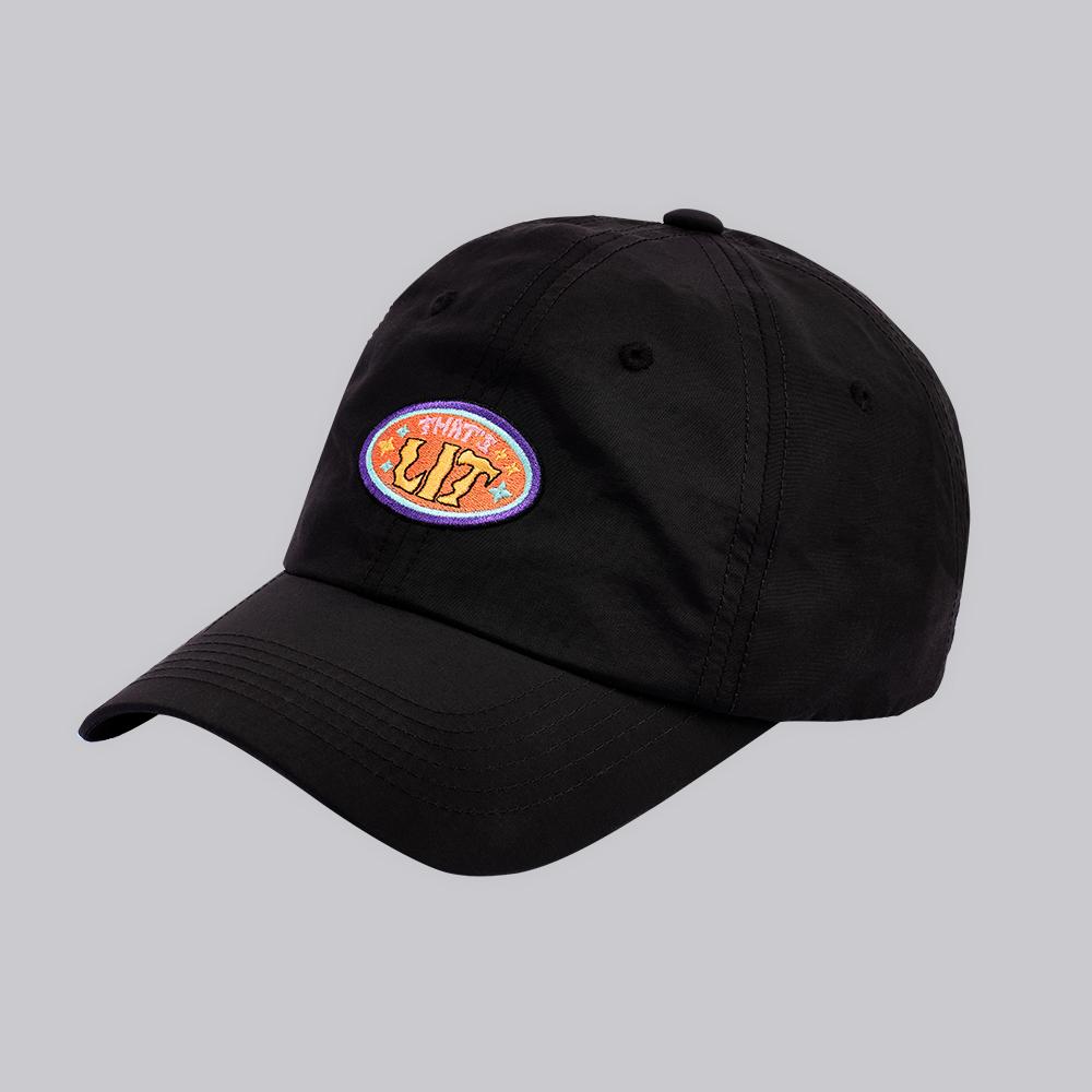 ODDSOCKS Uv Protection Supplex Ball Cap - Rit (Black)