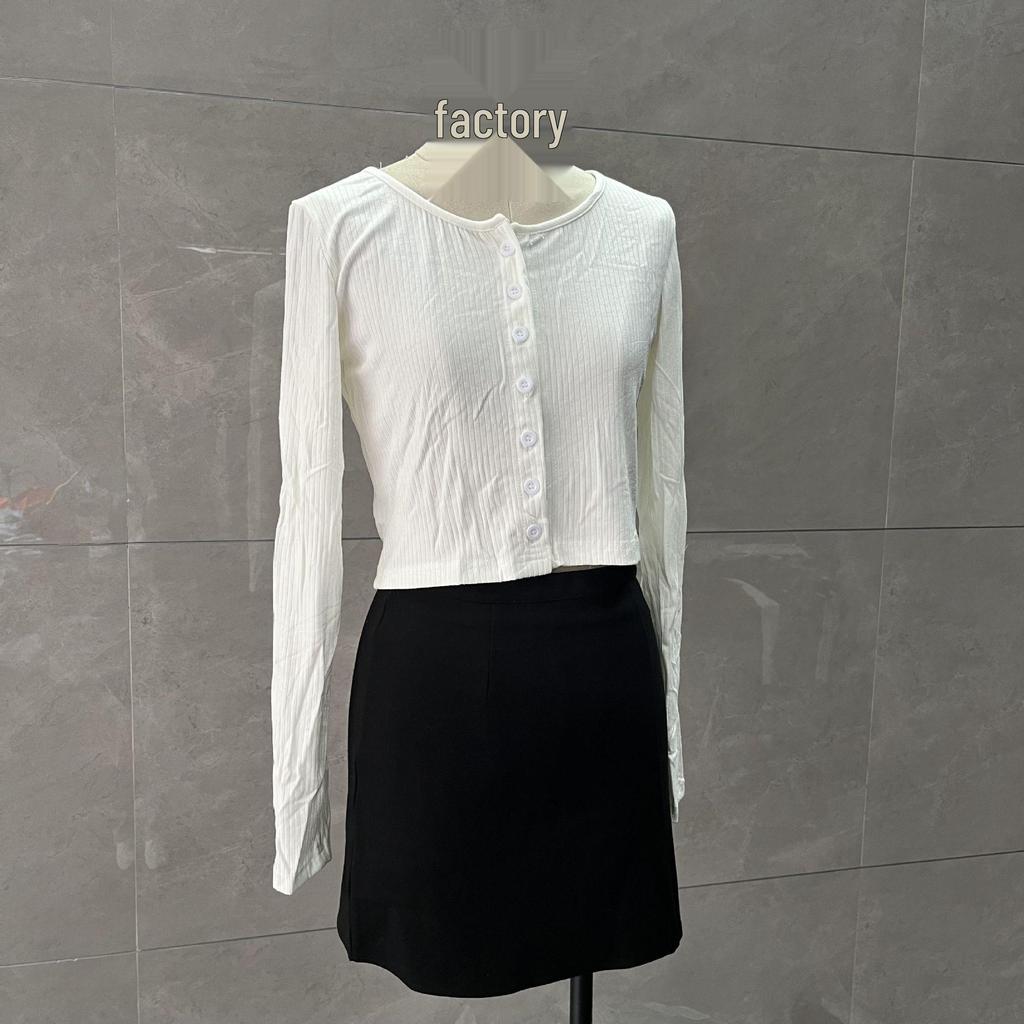 Women's Summer Ice Silk Knitted Crop Cardigan - Thin, Long-Sleeve, Sunscreen, Tight-Fit