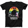 Cat What Murderous Black Cat With Knife Meme Funny Gift Black T Shirt 245