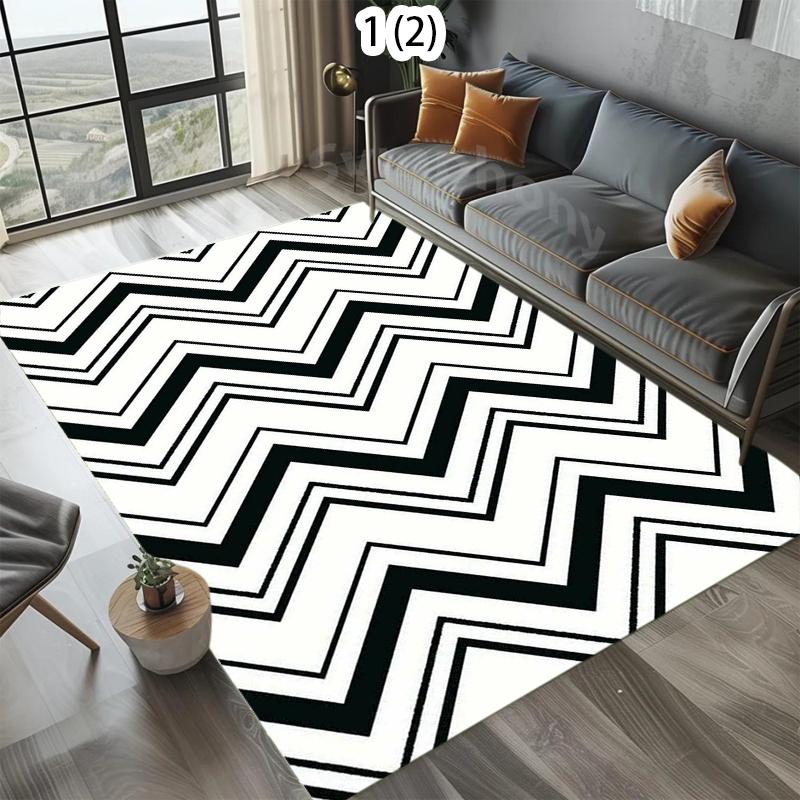 Exquisite Patterned Carpet Decorative Style Suitable for Living Room Carpet Sofa Door Bedroom Carpet Outdoor Home Carpet Decor