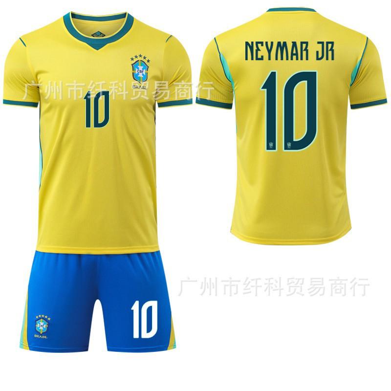 

2526 United States Canada Mexico World Cup Football Jersey No. 10 Neymar 7 Vinicius Home National Team #24