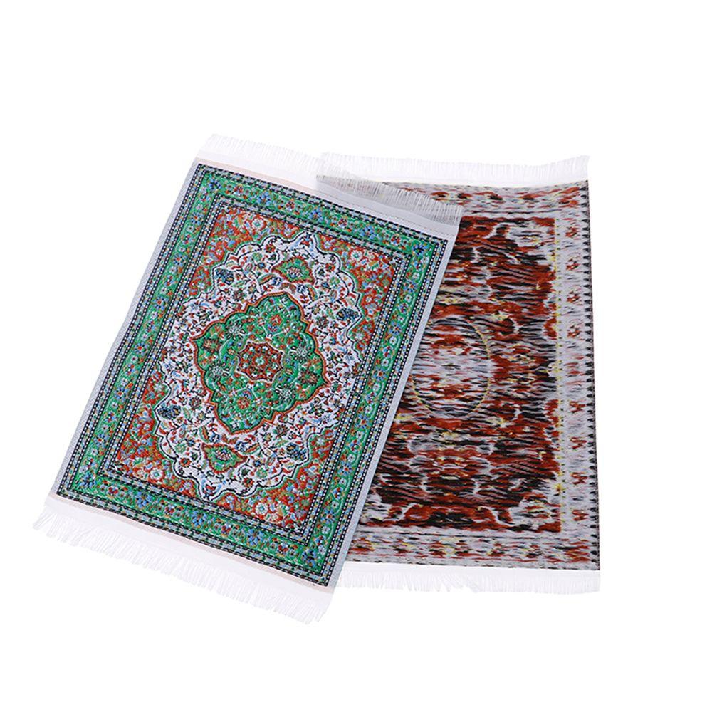 House Decor Turkish Style Floor Coverings Dollhouse Carpet Doll Accessories Miniature Weaving Rug