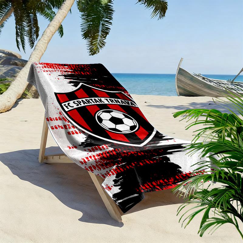 FC Spartak Trnava Print Beach Towel, Large Soft Quick Dry Towel for Beach Camping Swimming