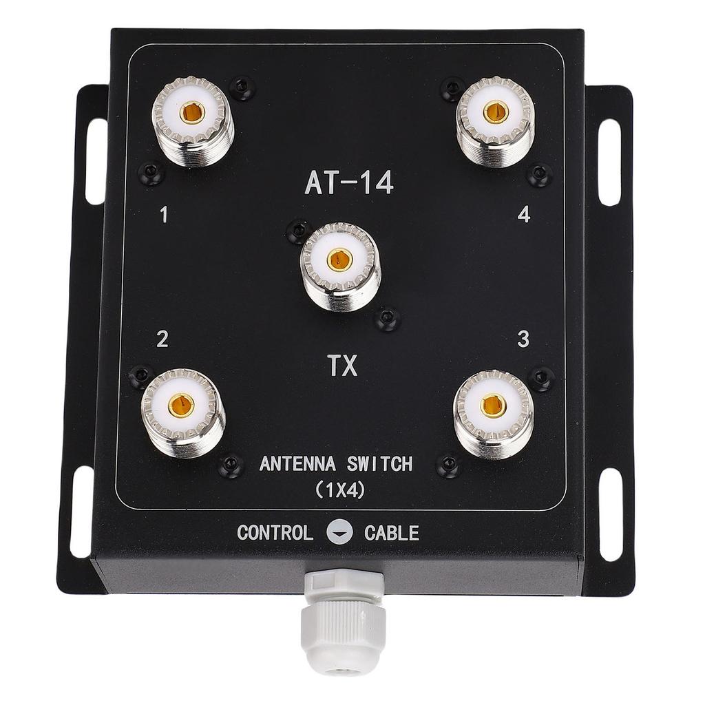 Antenna Switch 4 Way Coaxial Remote 1.8MHz60MHz 50ohm 500W PEP with SO239 Connector