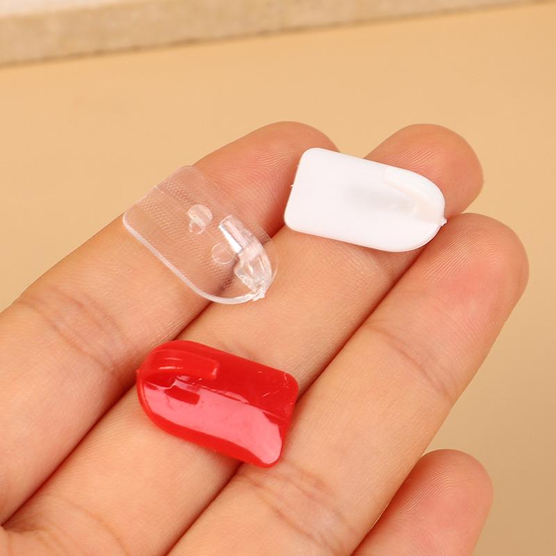10 Pièces Mini Petits Crochets Multi-usages Adhésif Fort Accrocher Clés Collier Décorations Petits Crochets Produits Ménagers