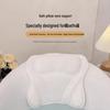 In Stock 4D Machine Washable Bath Pillow with 6 Suction Cups for Back Support