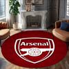 1 buc. Covor A-Arsenal, Covor Rotund, Confortabil, Potrivit pentru Holuri, Sufragerii, Birouri și Dormitoare, Decorațiune de Crăciun