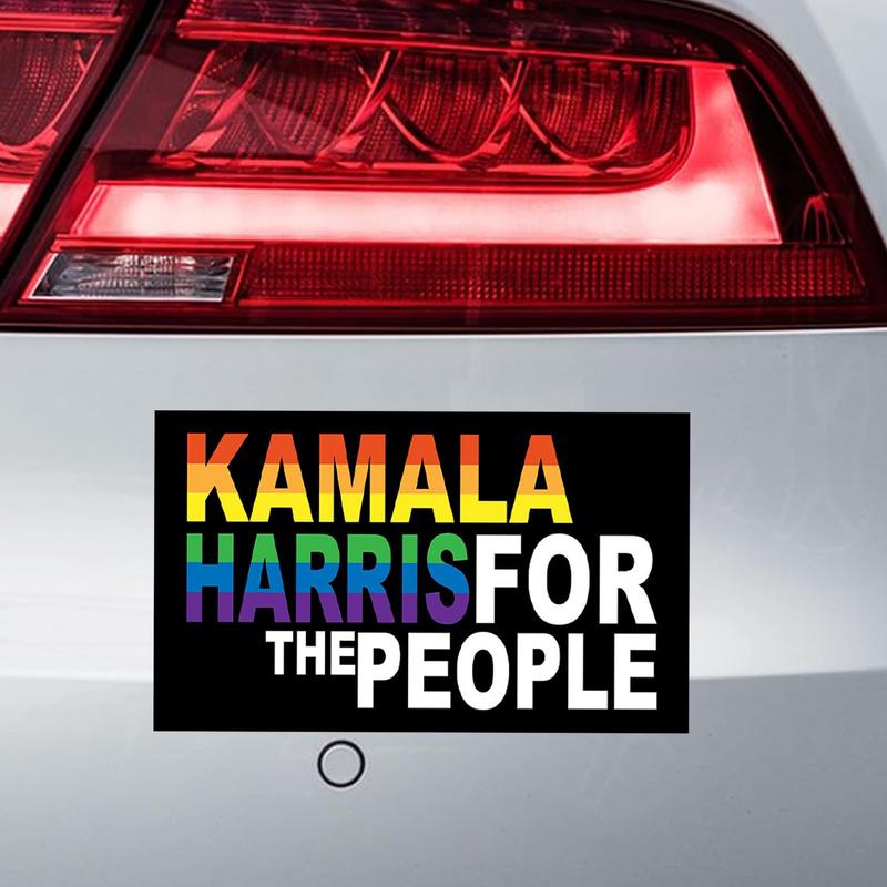 President Car Stickers 2024 5pcs Car Decal Waterproof Presidential Election Vote Magnet Decals 2024 Support Decals For Car