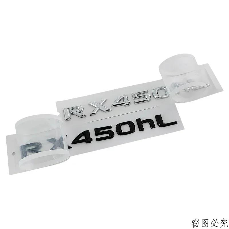 ABS Car Rear Trunk Emblem Body Letter Decal for Lexus RX450hL RX200t ES200t RX450h Exterior Decoration