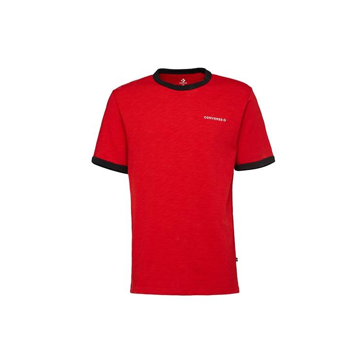 Converse Slub Ringer SS Tee Asia Sizing  Red  Men s 10017344-A03 L